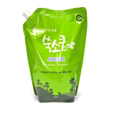 Ssook Soo Qoom Стиральный жидкий порошок в МЯГКОЙ упаковке Soo Qoom Liquid Laundery Detergent 1,6 л