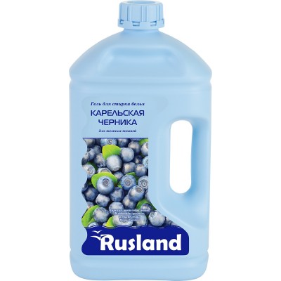 RusLand Гель для стирки Карельская черника для всех типов темных тканей 2,5 л