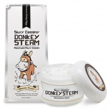 Elizavecca Крем на основе ослинного молока Silky Creamy Donkey Steam Moisture Milky Cream 100 мл