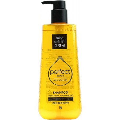 Mise en Scene Шампунь для поврежденных волос Perfect Serum Shampoo AIRY VOLUME 680 мл
