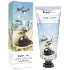 FarmStay Крем для рук черный жемчуг Visible Difference Hand Cream 100 мл
