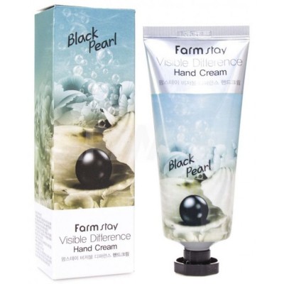 FarmStay Крем для рук черный жемчуг Visible Difference Hand Cream 100 мл