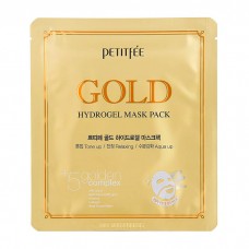 Petitfee Гидрогелевая маска с коллоидным золотом Gold Hydrogel Mask Pack