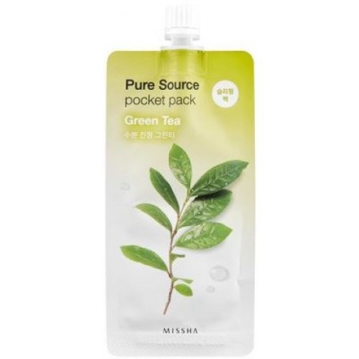 MISSHA Ночная маска с экстрактом зеленого чая Pure Source Pocket Pack Green Tea