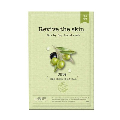 Тканевая маска Olive Mask LABUTE Revive the skin 23 мл