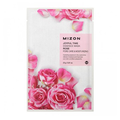 Mizon Маска для лица тканевая c розой Joyful Time essence mask ROSE 23 гр