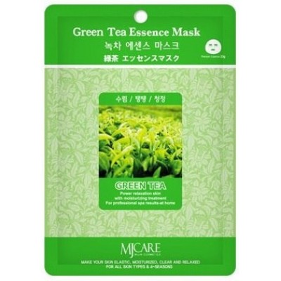 Mijin Essence Mask Маска тканевая для лица (23гр) зеленый чай