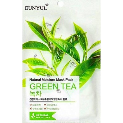 Маска тканевая с зеленым чаем, 22 мл, Eunyul