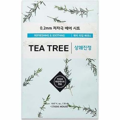 ETUDE HOUSE Маска для лица тканевая c экстрактом чайного дерева 0.2 Therapy Air Mask Tea Tree