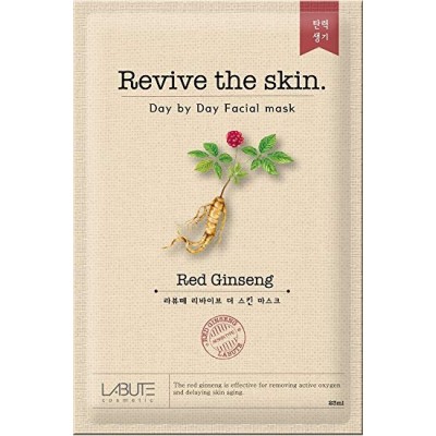 Тканевая маска Red Ginseng Mask LABUTE Revive the skin 23 мл