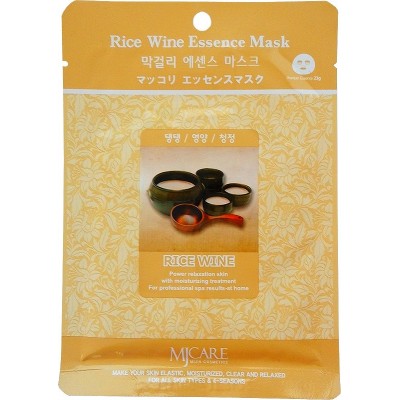 Mijin Essence Mask Маска тканевая для лица (23гр) рисовое вино