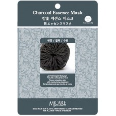 Mijin Essence Mask Маска тканевая для лица (23гр) древесный уголь